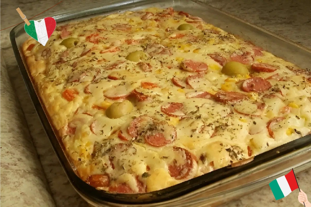 Torta Italiana de liquidificador fácil um lanche perfeito para qualquer hora do dia Torta Italiana de liquidificador fácil um lanche perfeito para qualquer hora do dia