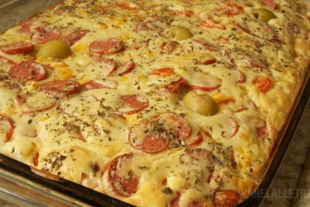 Torta de salsicha de liquidificador, uma ótima para reunião com amigos! Torta de salsicha de liquidificador, uma ótima para reunião com amigos!